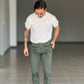 BLACK CHAIN ​​VISCOSE TROUSERS