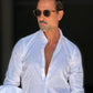 CAMICIA BIANCA  PURO LINO EXTRAFINE