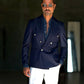 GIACCA DOPPIOPETTO EFEETOMDENIM BOTTENE METALLO PAUL MIRANDA