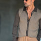 WHITE VISCOSE TROUSERS WITH REGULAR BOTTOM