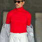 WHITE VISCOSE TROUSERS WITH REGULAR BOTTOM