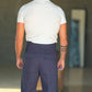 PANTALONE BLU  PAUL MIRANDA FUSTAGNO PINCES FASCIONE ALTO