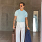 PANTALONE   BIANCO OVER FIT 0483 (ABBINABILE ALLA GIACCA  BIANCA 0483)