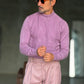 WHITE VISCOSE TROUSERS WITH REGULAR BOTTOM