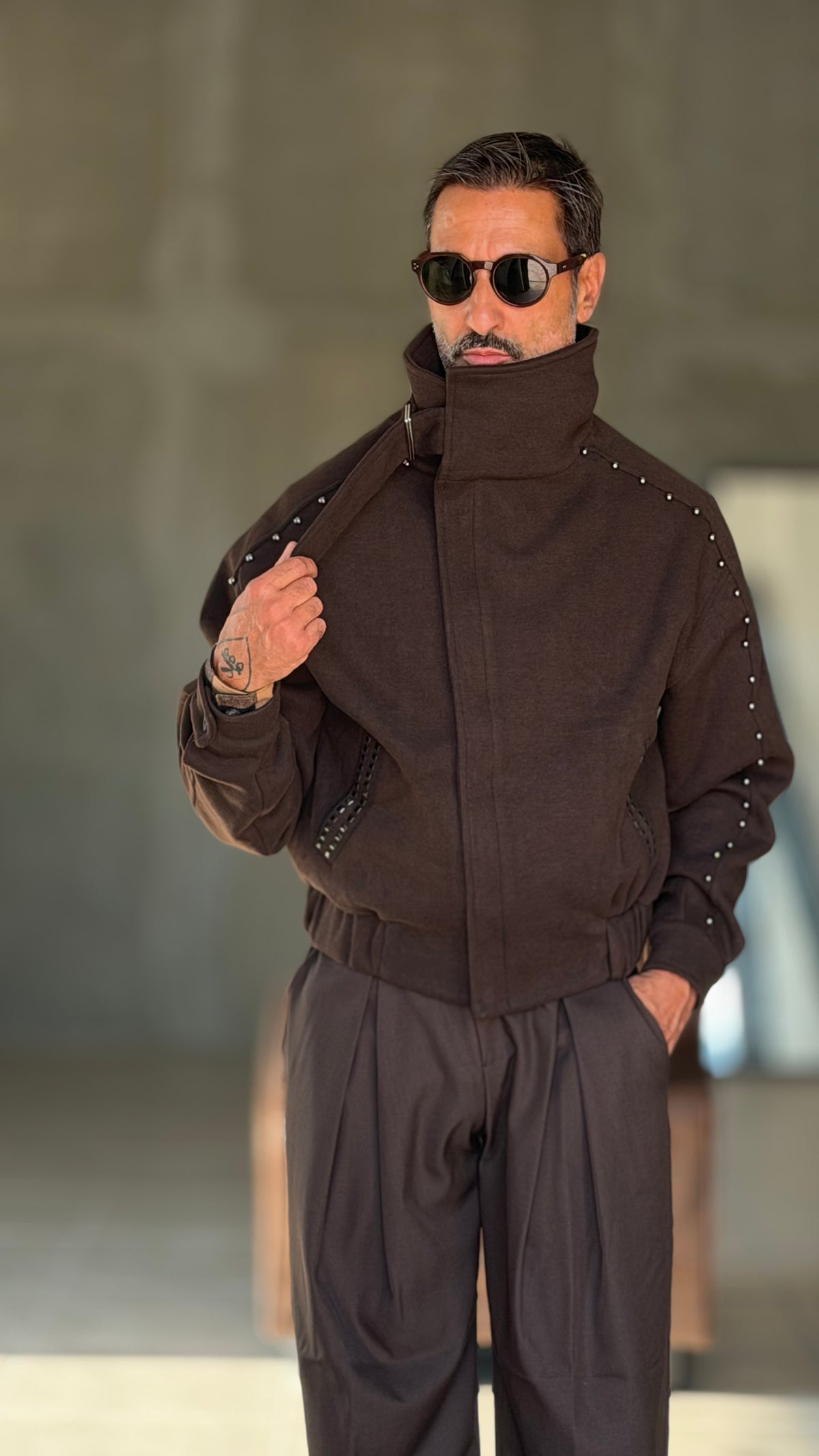 ECORENNA ECRU' BOMBER JACKET