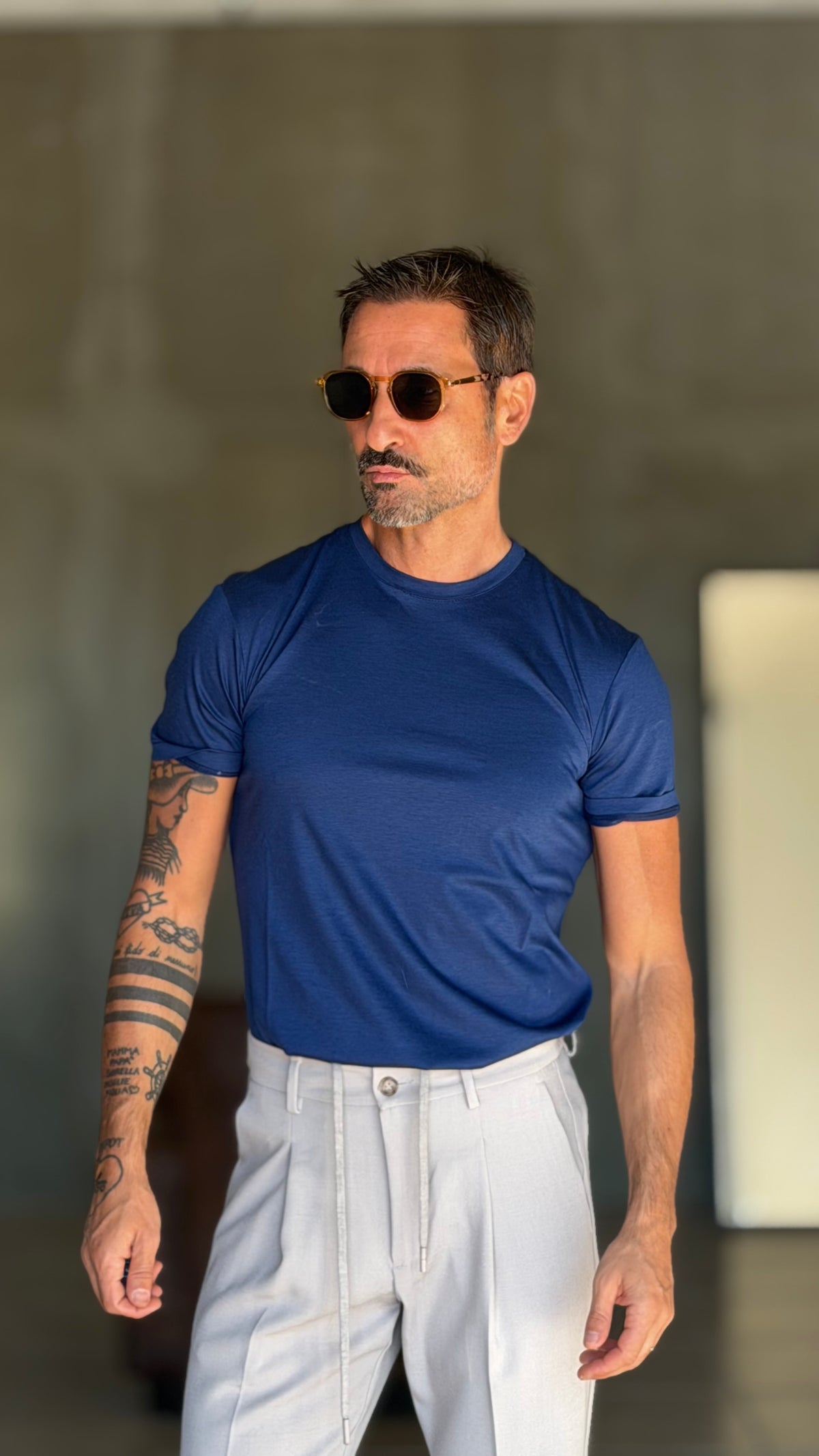 NEW T SHIRT AVION  EFFETTO FILO DI SCOZIA