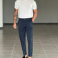 PANTALONE   BLU VISCOSA E MISTI TASCA AMERICA