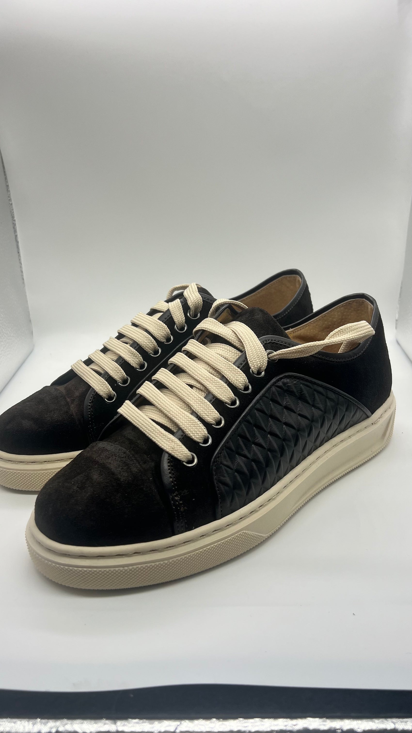 SNEAKER MORO PELLE E CAMOSCIO