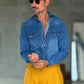 CAMICIA  DENIM LAVAGGIO MEDIO  TEXANA