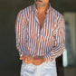 CAMICIA  BACCHETTA MORO GRANDE STRETCH