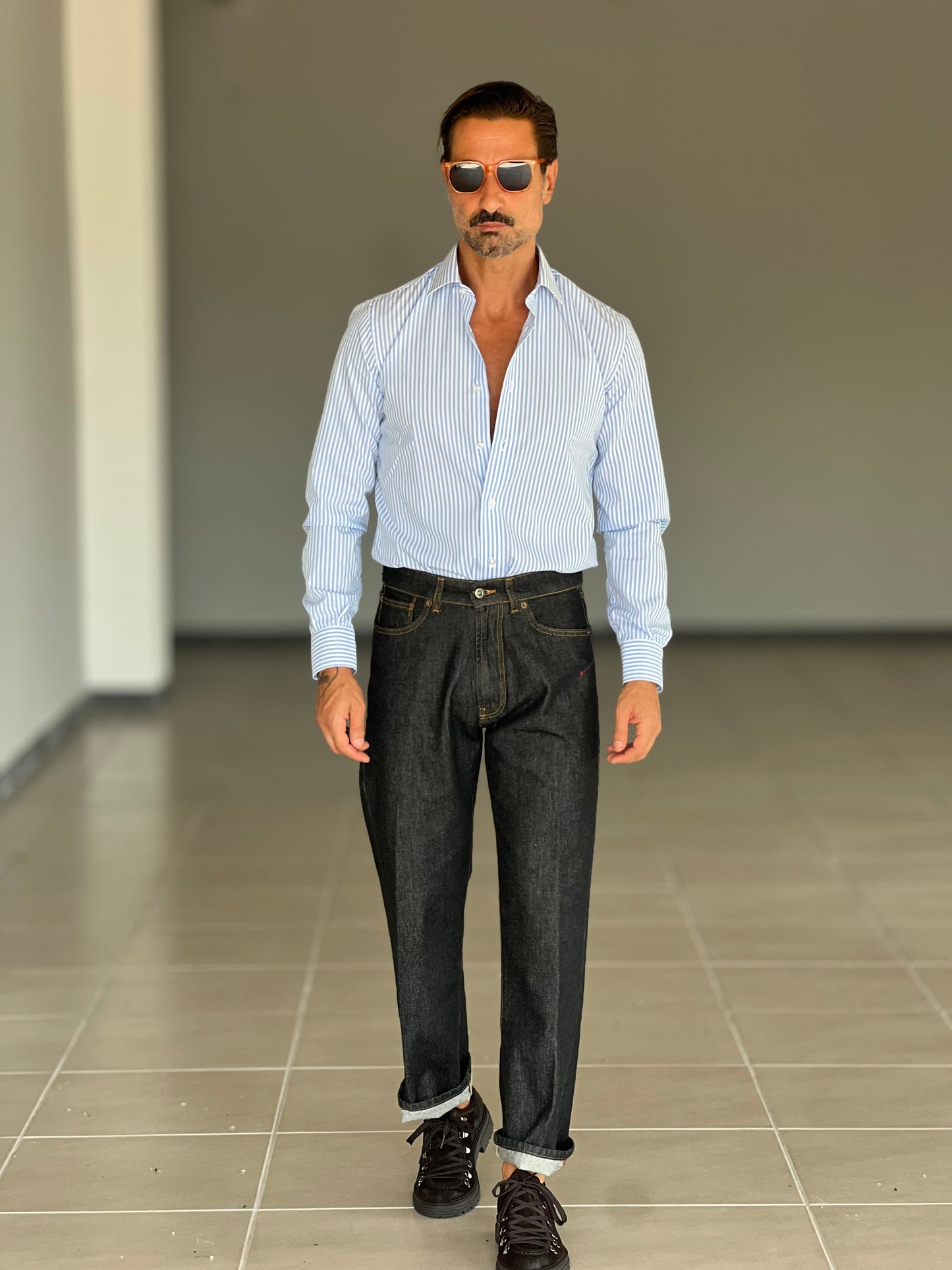 JEANS CIMOSA SCURO ALTATENSIONE