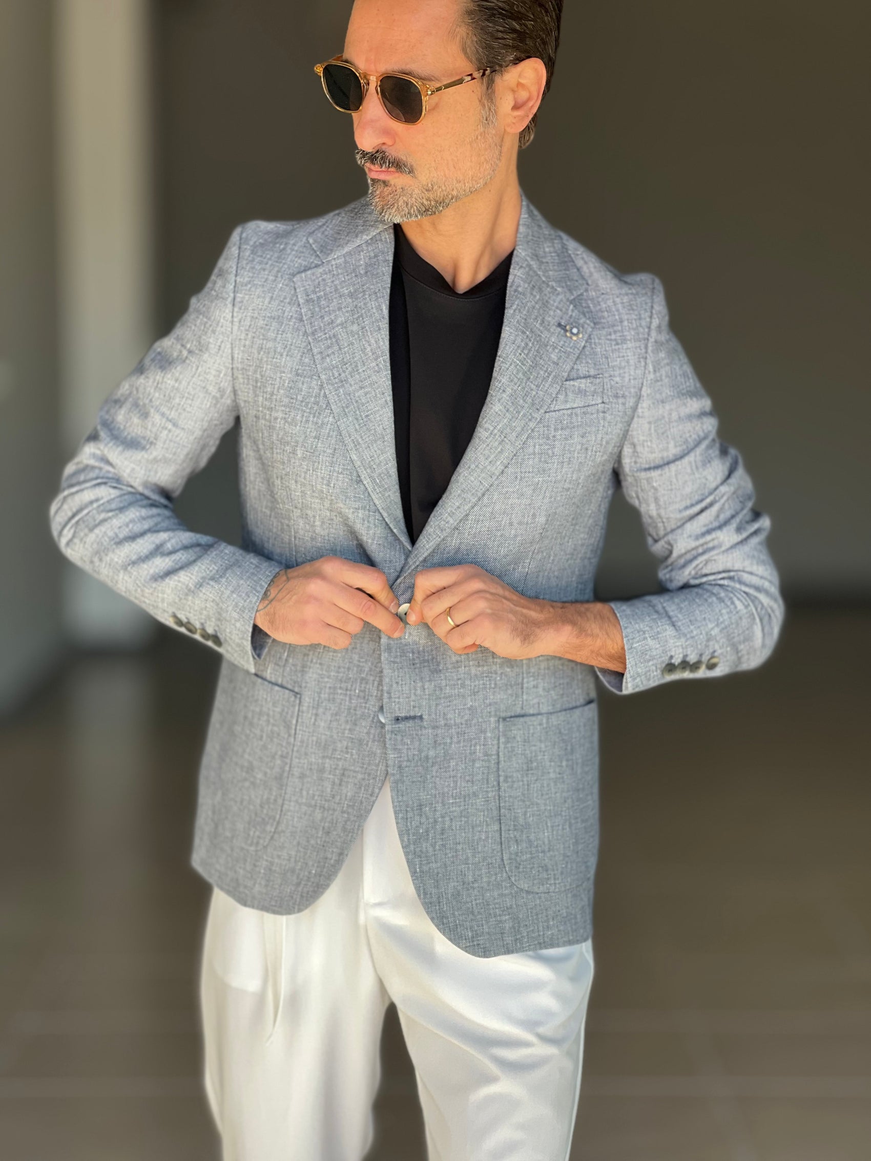 GIACCA XAGON GRIGIA FIAMMATA