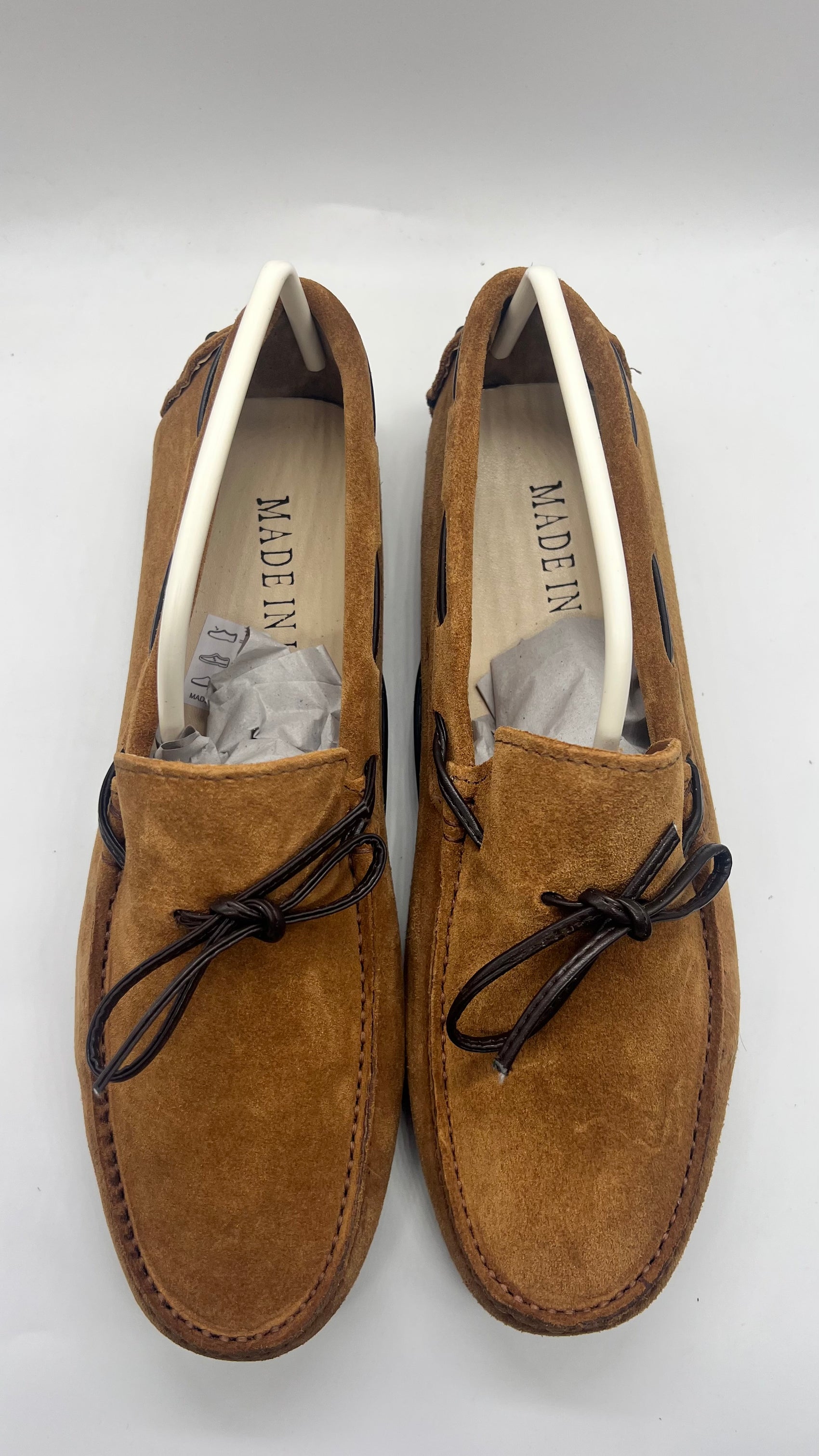 DOUBLE BUCKLE BLACK SUEDE LOAFERS