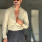 CAMICIA SABBIA STRETCH POPELINE DI COTONE SLIMFIT