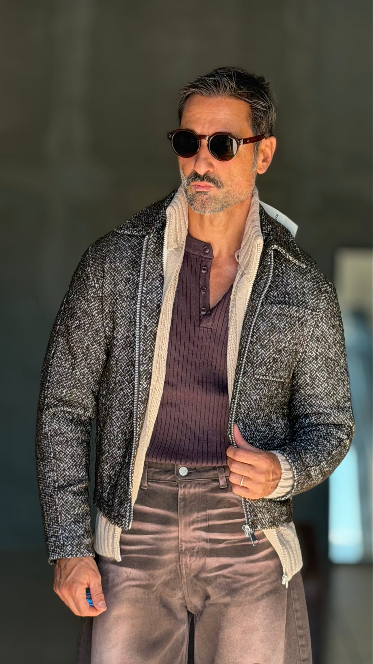 ECORENNA ECRU' BOMBER JACKET