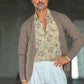 WHITE VISCOSE TROUSERS WITH REGULAR BOTTOM