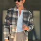 GIACCA XAGON COLLO TOKYO TARTAN EFFETTO FLANELLA DECOSTRUITA CROP