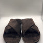 DOUBLE BUCKLE BLACK SUEDE LOAFERS