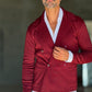CARDIGAN VINO  DOPPIOPETTO