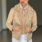 BLUE HIGH NECK COAT