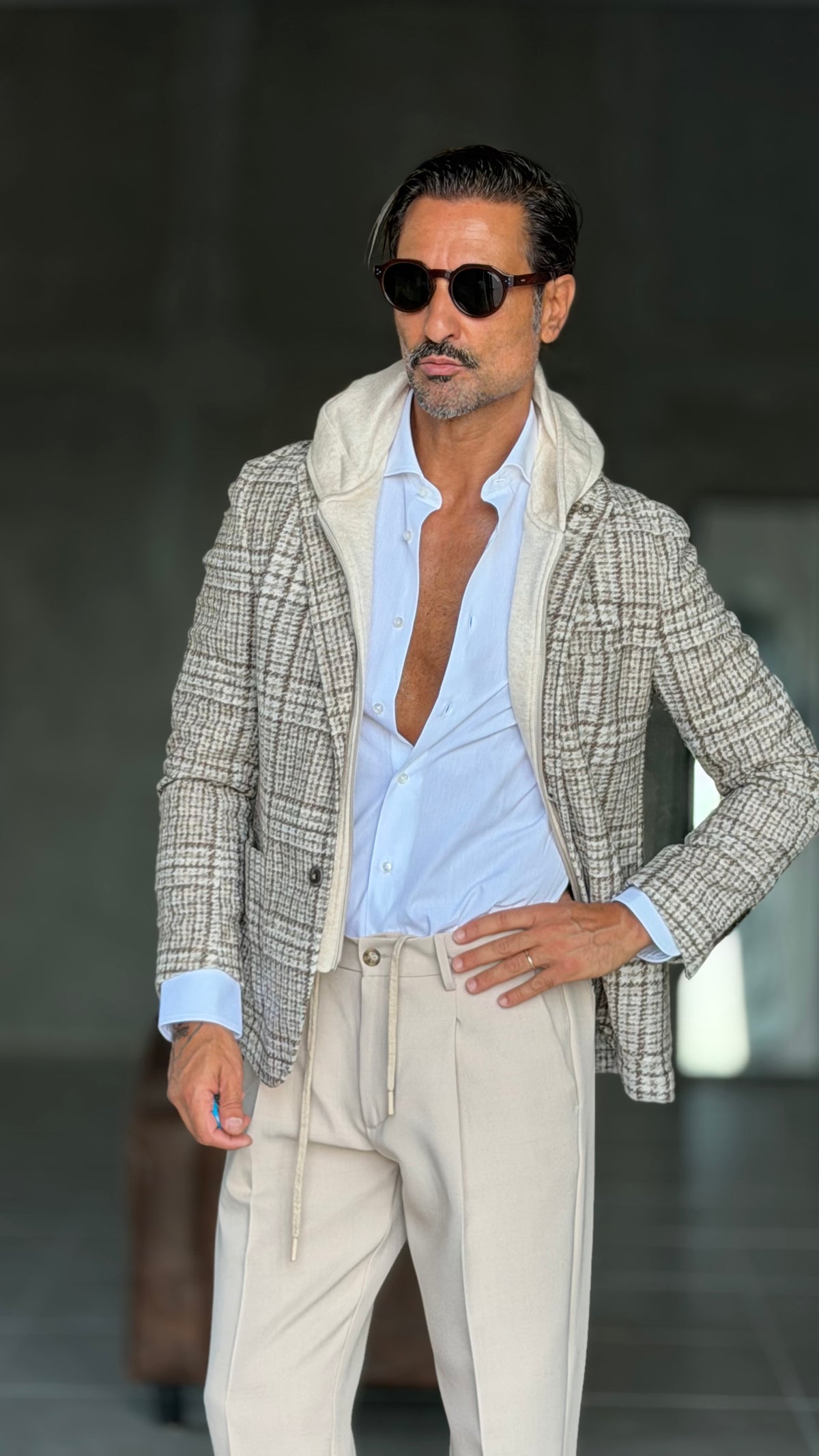 CAMICIA  DEPOT BIANCO COTONE DOPPIORITORTO