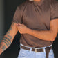 **T SHIRT MORO  COTONE FILO DI SCOZIA