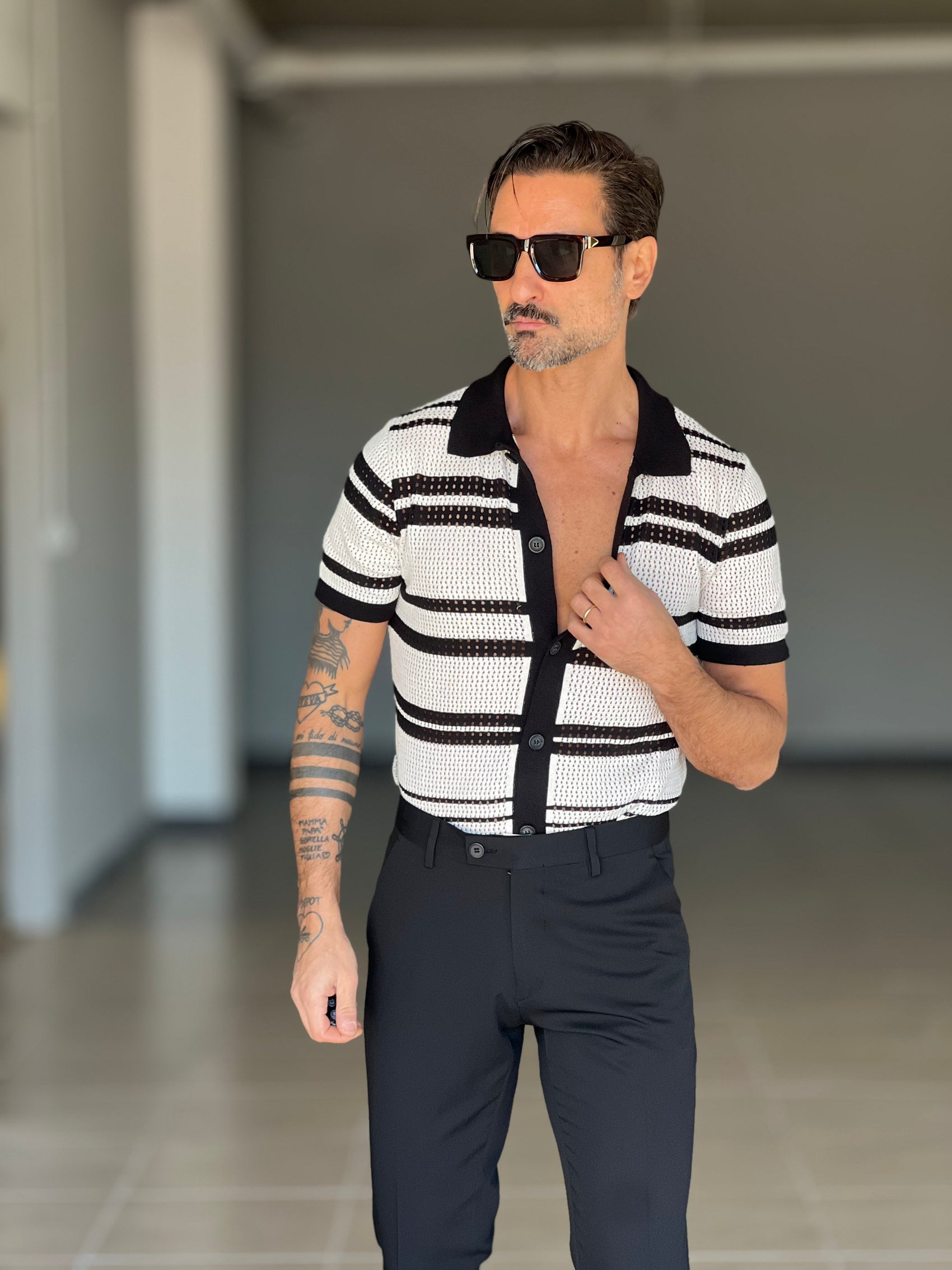 POLO CAMICIA RIGA NERA XAGON