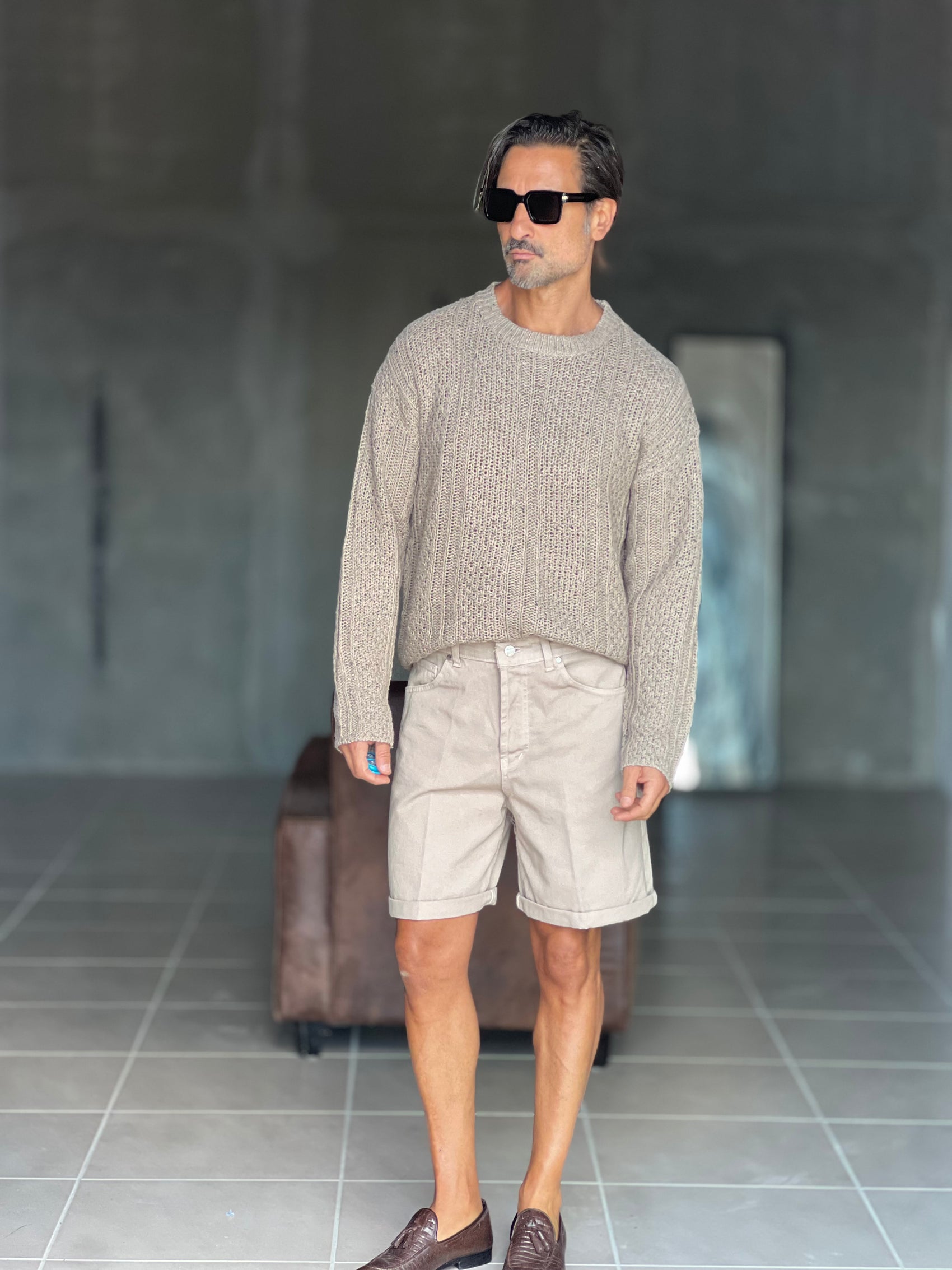 BERMUDA DENIM CAMMELLO. 316