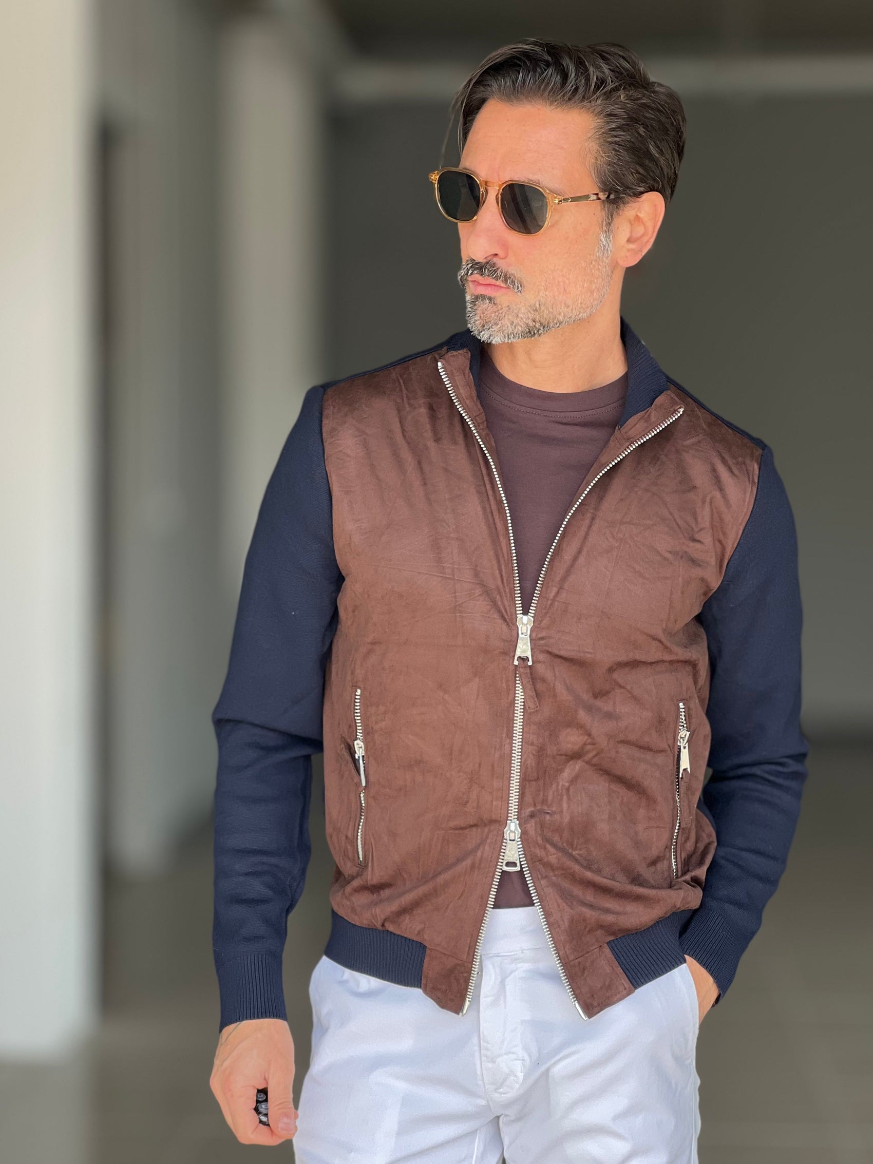 ECORENNA ECRU' BOMBER JACKET