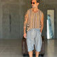 WHITE VISCOSE TROUSERS WITH REGULAR BOTTOM