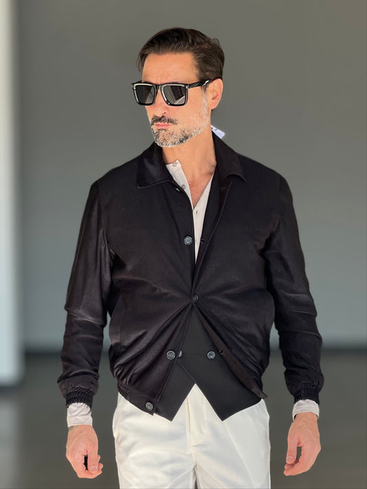 GIUBBINO NERO DAINETTO ECOLOGICO