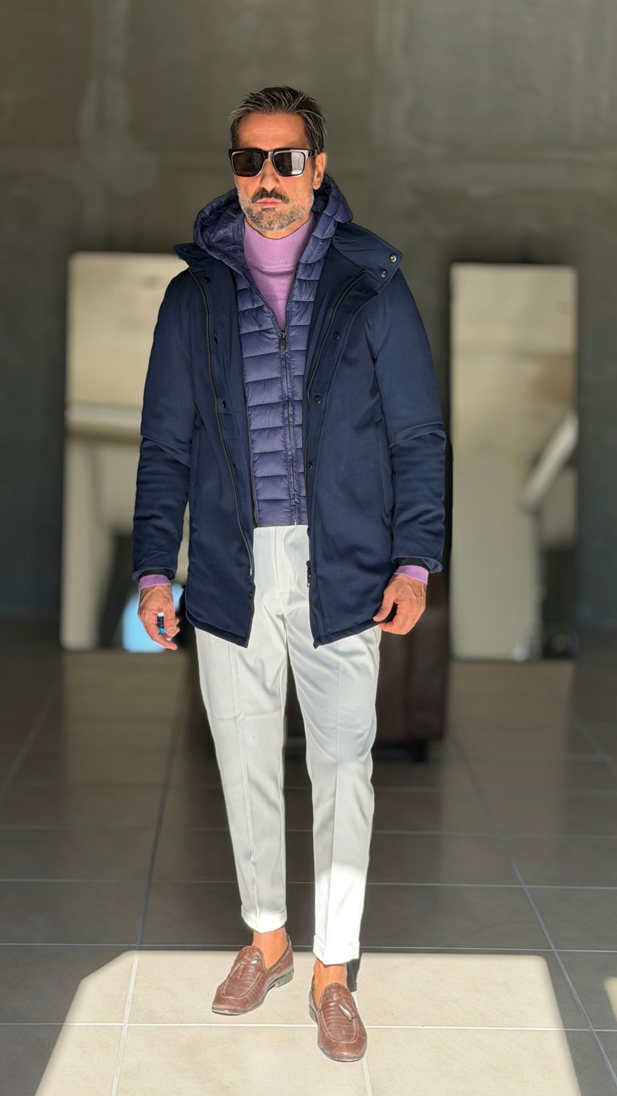 ECORENNA ECRU' BOMBER JACKET