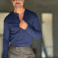 MAGLIA SERAFINO  BLU  DERBY COSTINA