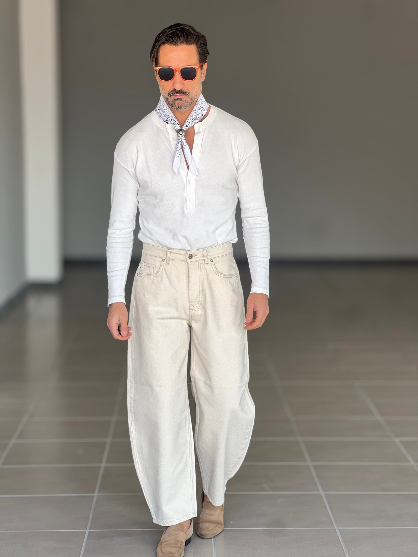 JEANS  LAVAGGIO CREMA BALOON 0048