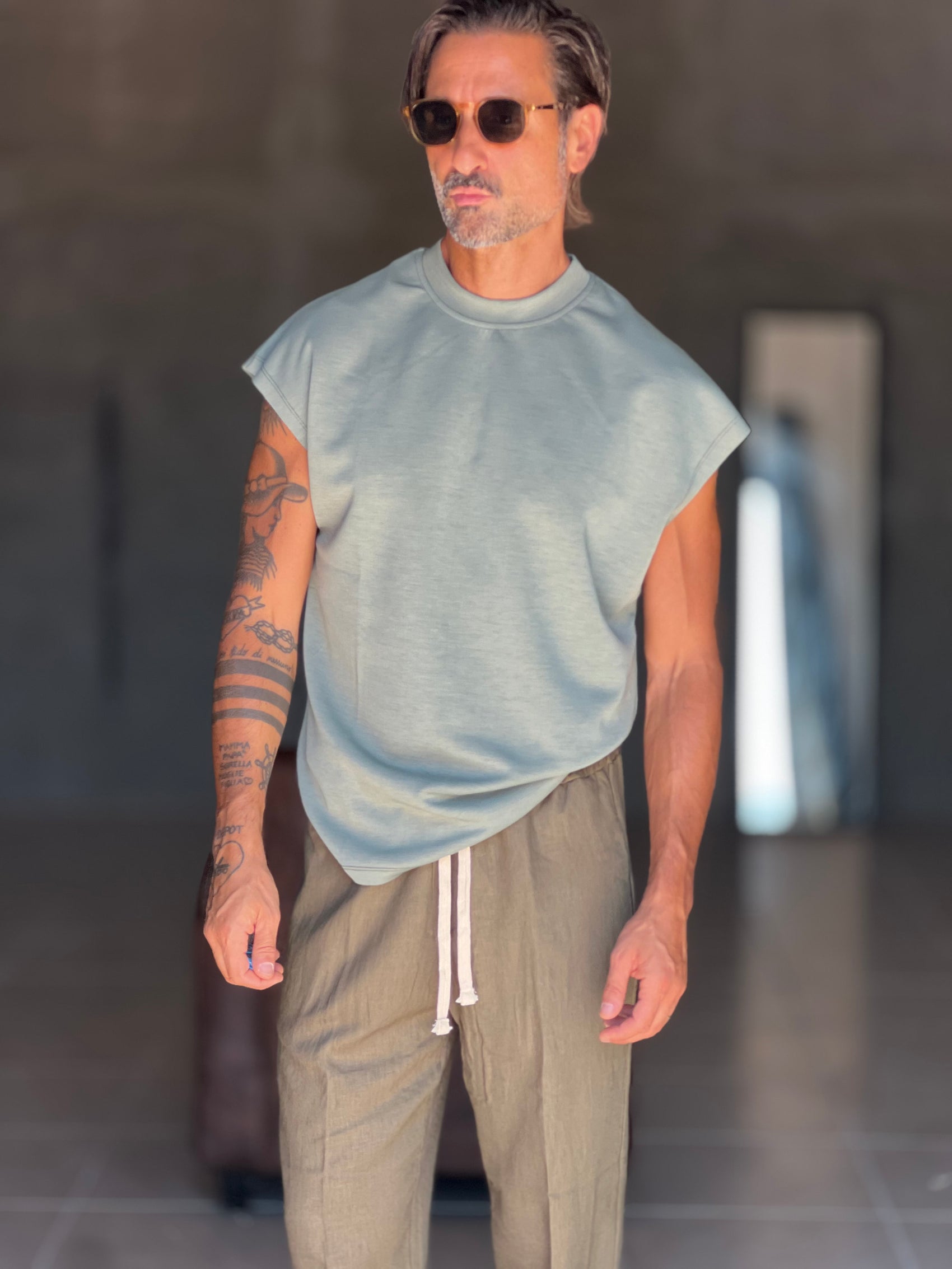 BOAT NECK T SHIRT