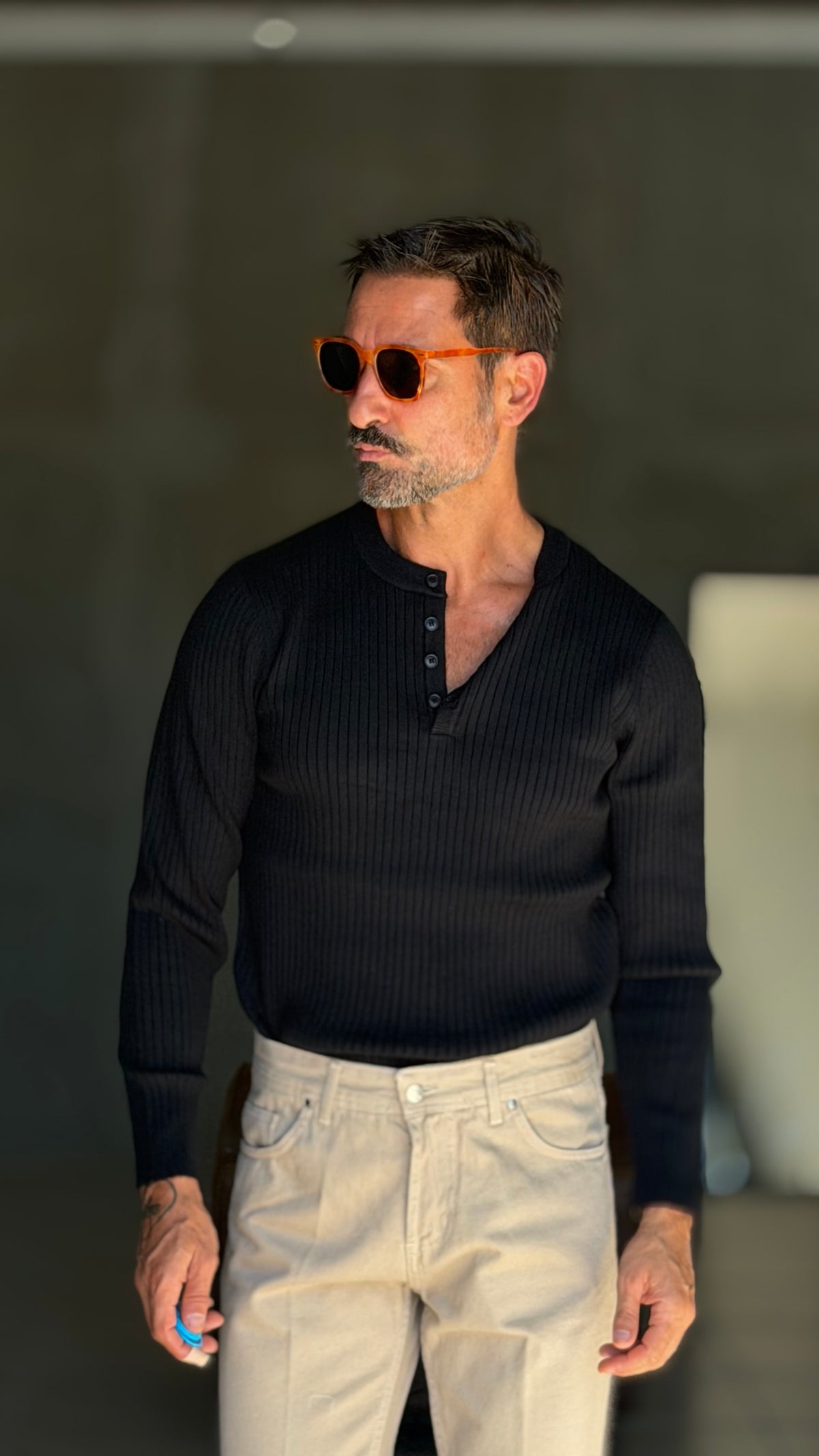 WHITE VISCOSE TROUSERS WITH REGULAR BOTTOM