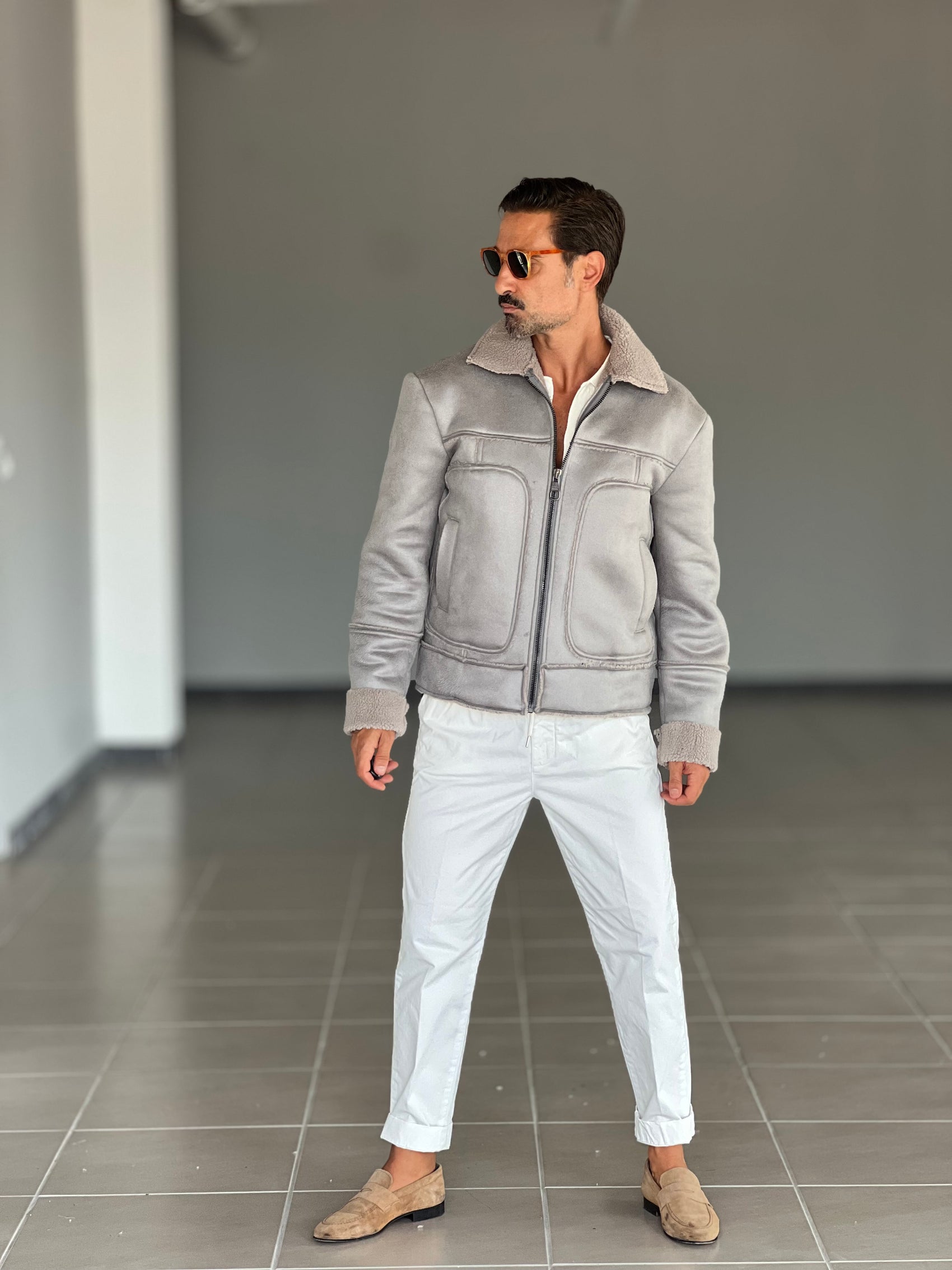 ECOMONTONE GRIGIO CONTRASTO PANNA XAGON