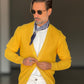 CARDIGAN GIALLO DERBY COTONE OVER FIT