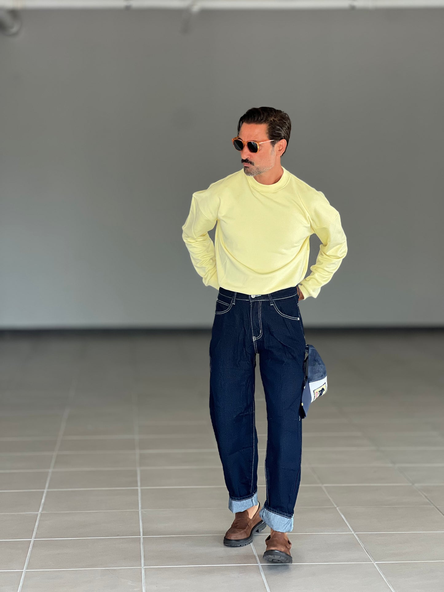 JEANS BLU BALOON