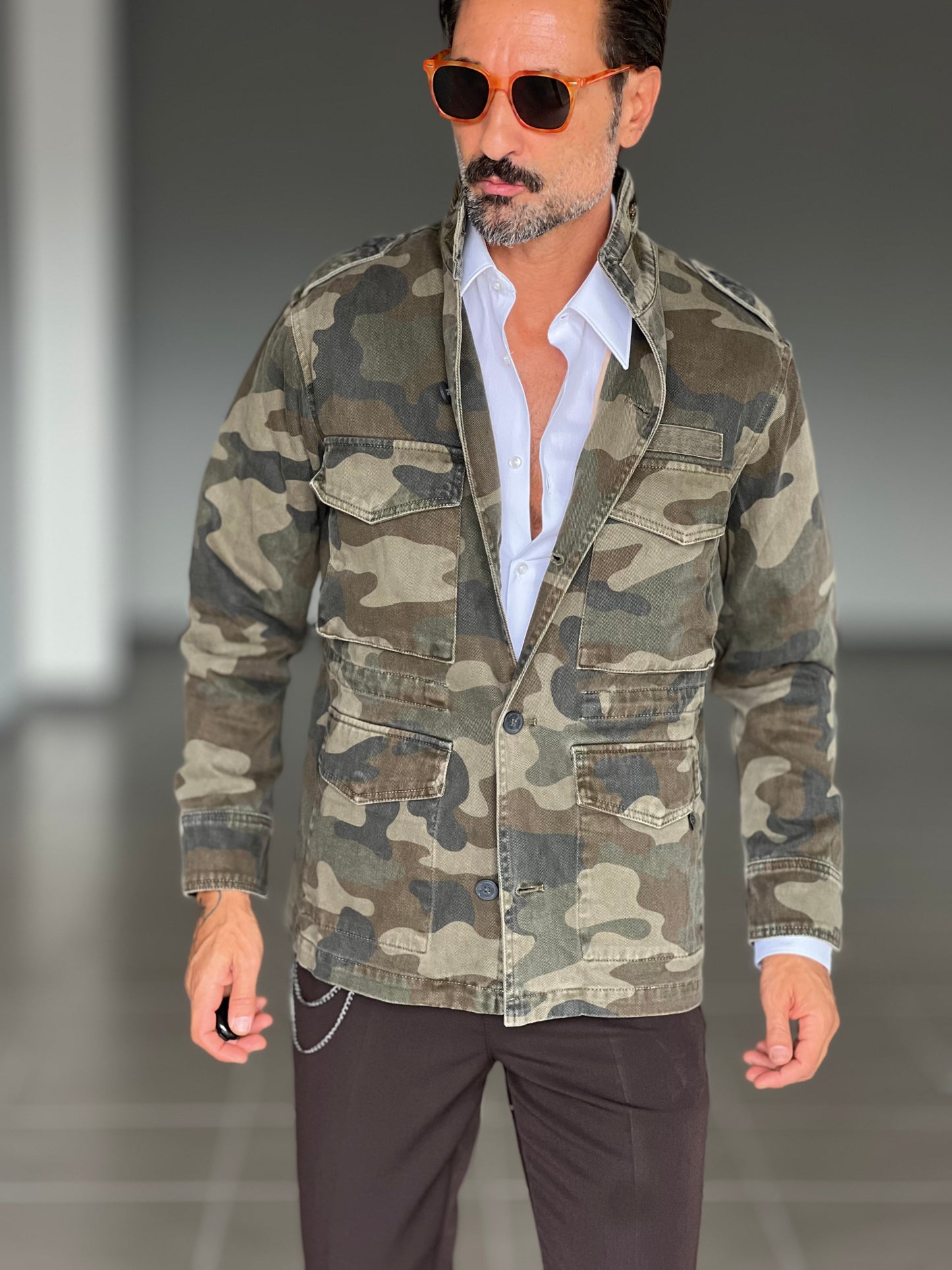 FILL JACKET MIMETICA TASCHE