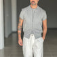 GILET  MAGLIA GRIGIO DOPPIAZIP