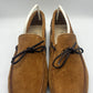 DOUBLE BUCKLE BLACK SUEDE LOAFERS