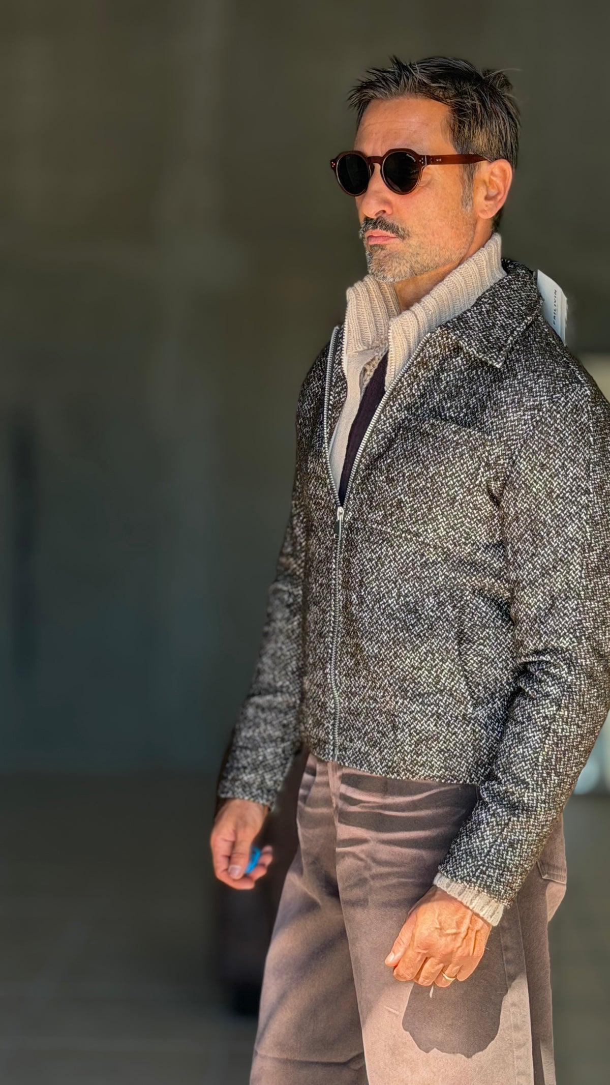 ECORENNA ECRU' BOMBER JACKET