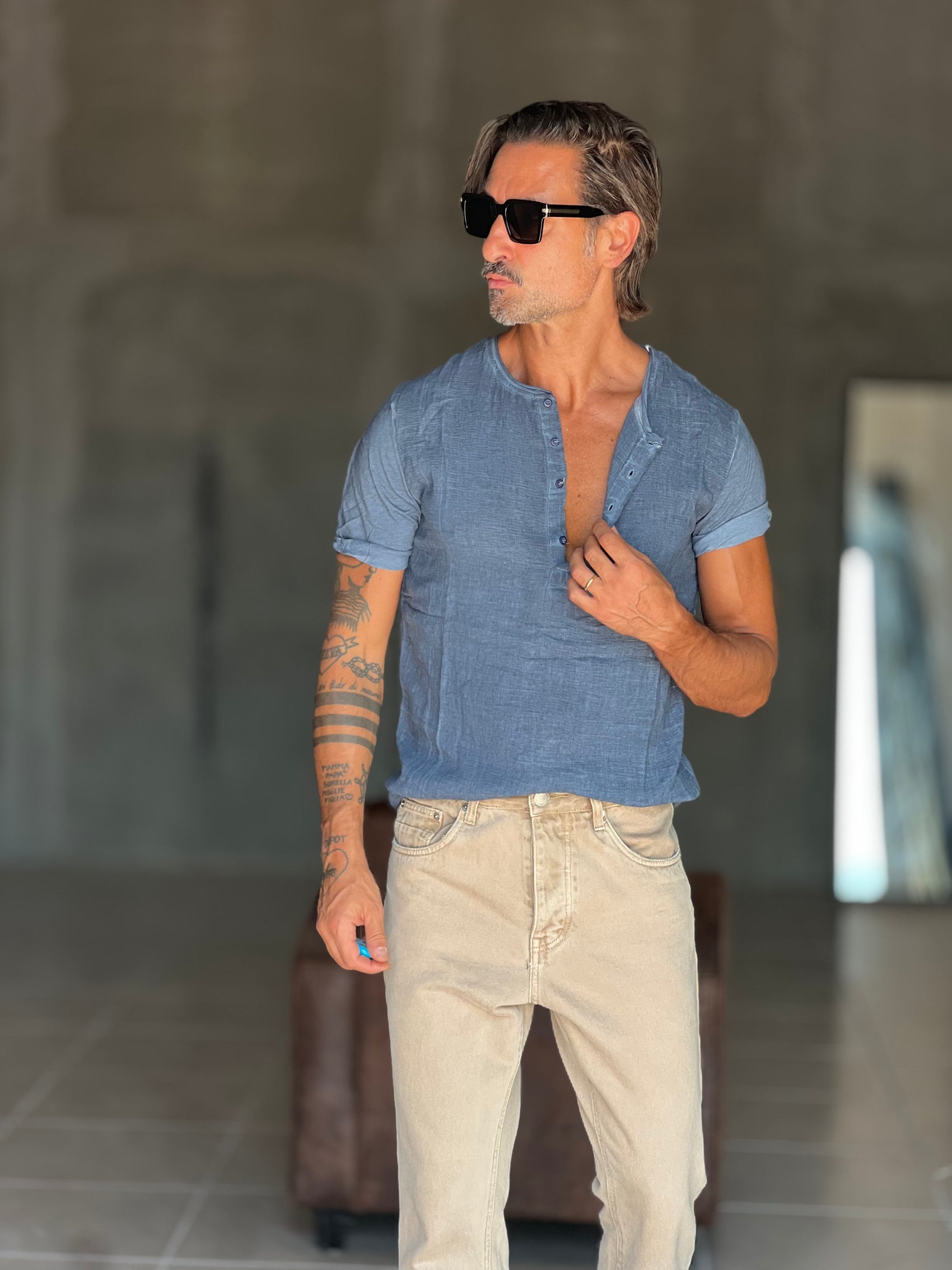 GIOSTRA VISCOSE SHIRT