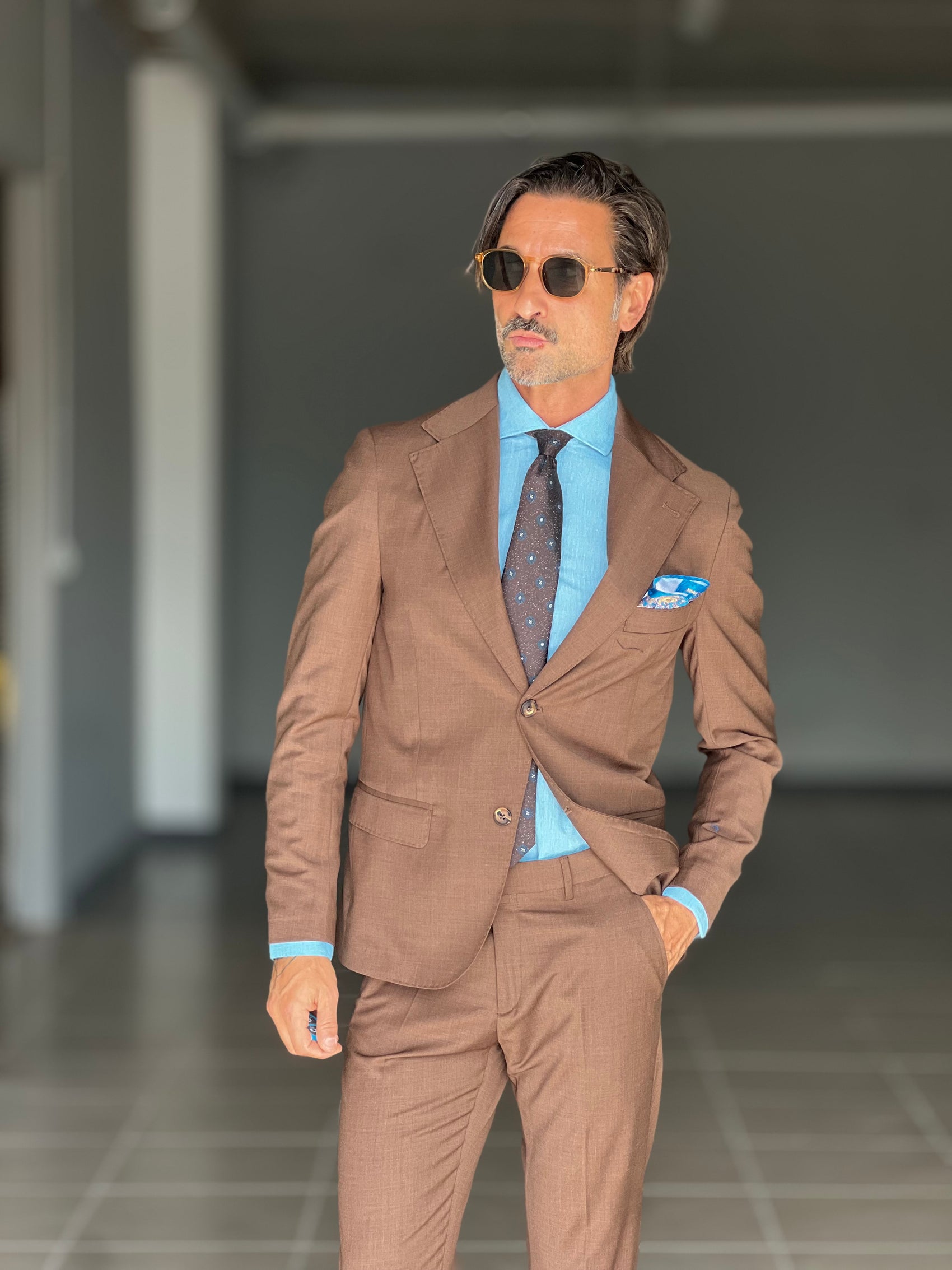ABITO  MORO MONOPETTO LANA ESTIVA E MISTI REVER GRANDE 00303