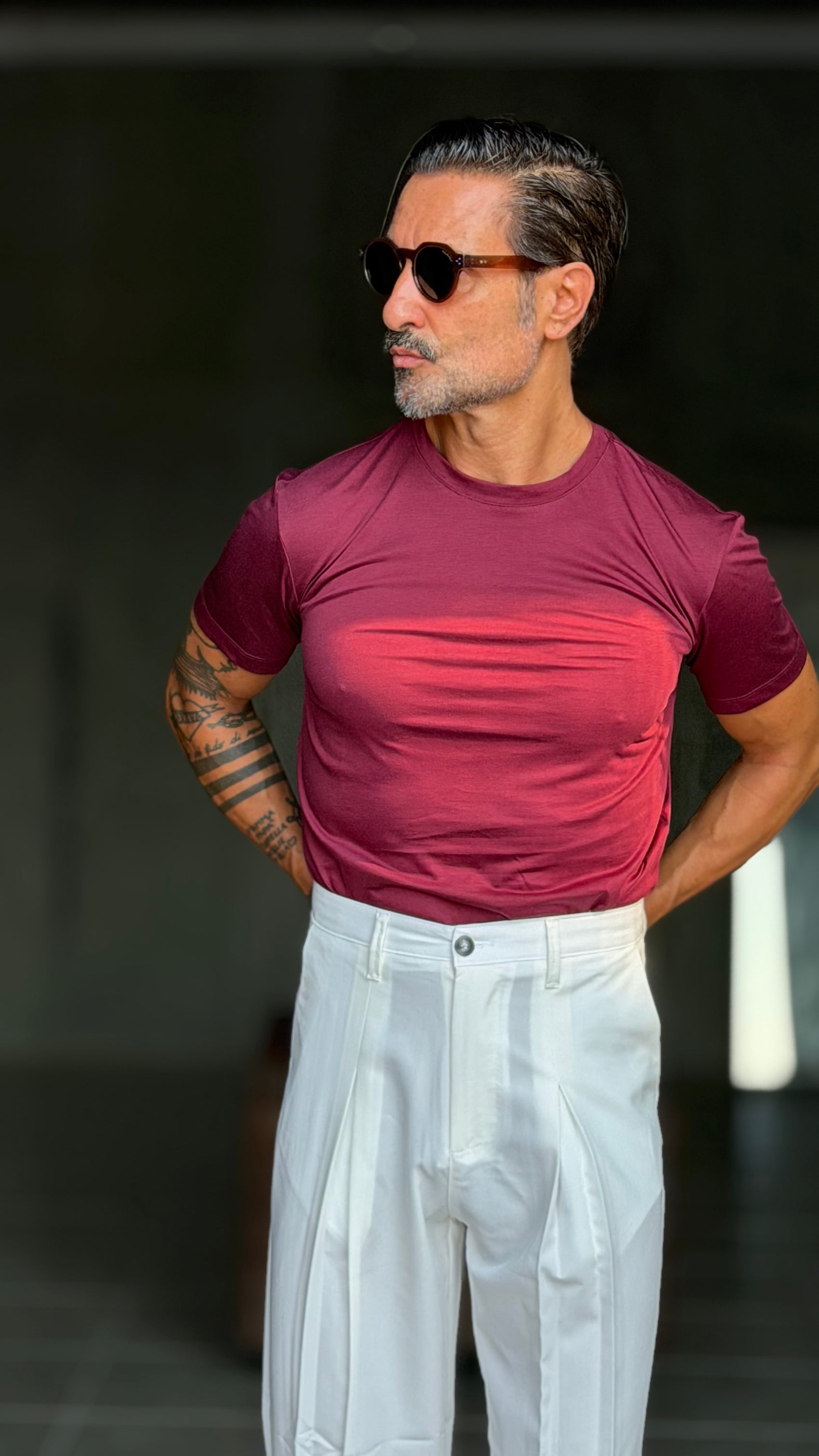 * T SHIRT PRUFGNA  FILO DI SCOZIA