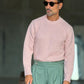 WHITE VISCOSE TROUSERS WITH REGULAR BOTTOM