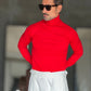 WHITE VISCOSE TROUSERS WITH REGULAR BOTTOM