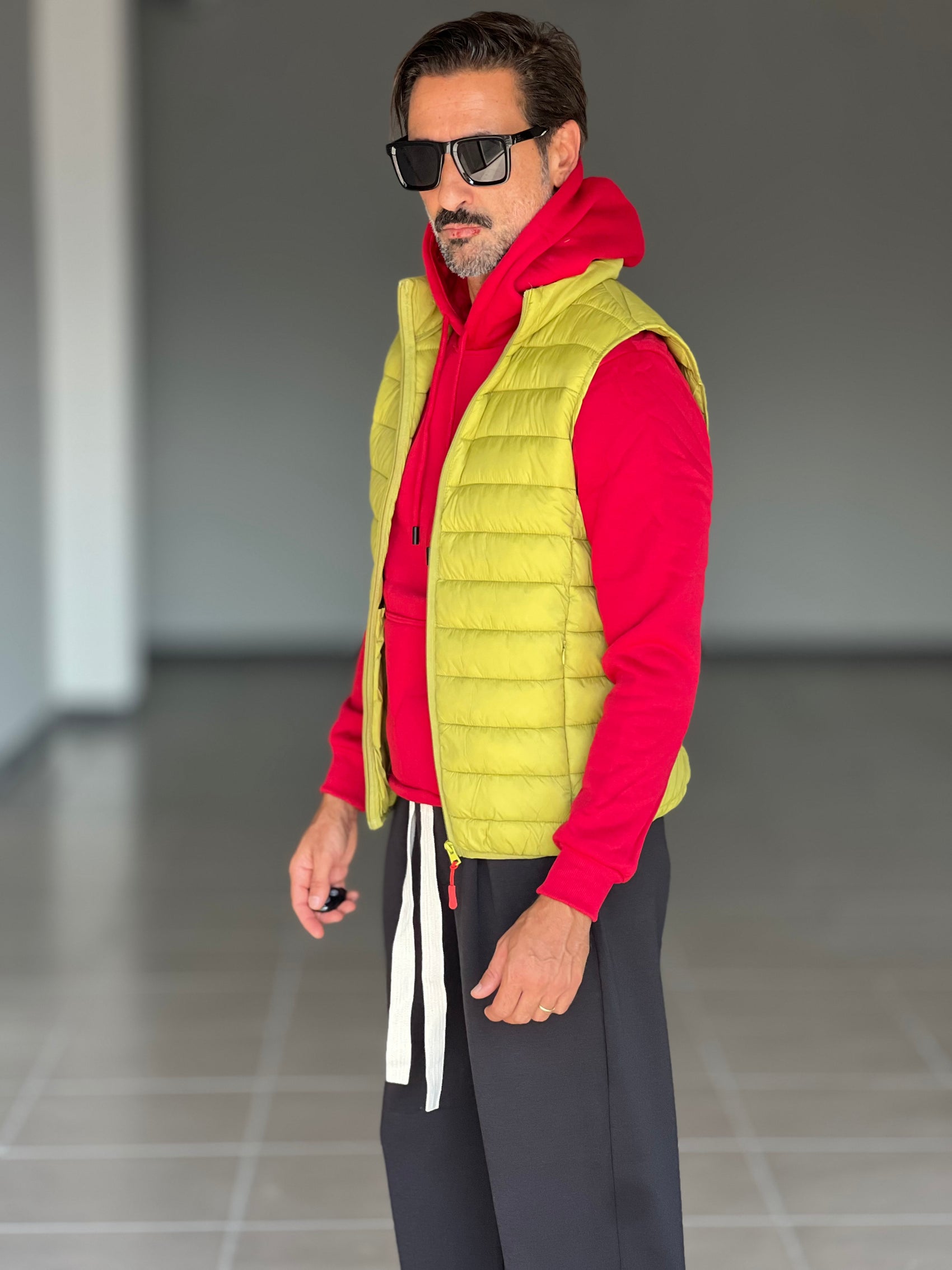 GILET  PIUMINO VERDE MELA