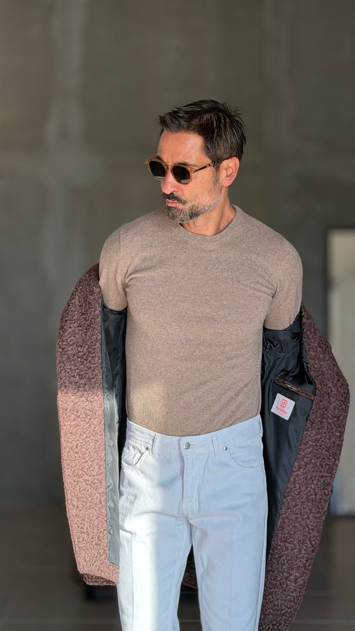 PULLOVER  NOCCIOLA LANA CASHMERE 3% E MISTI